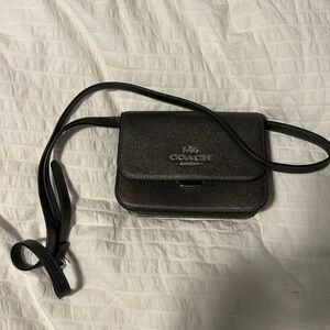 Coach black crossbody bag